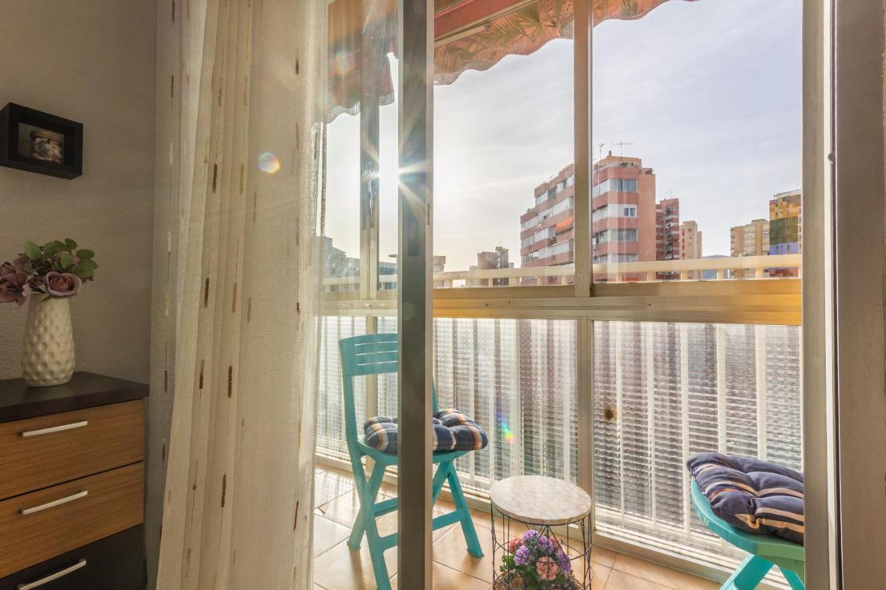 2Br Flat - Aircon - 5 Min Walk To Benidorm Beach Apartment Bagian luar foto