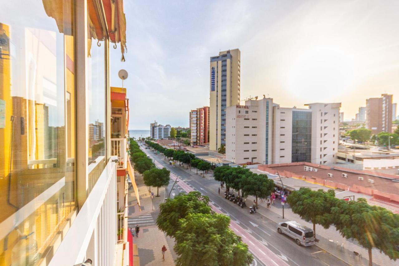 2Br Flat - Aircon - 5 Min Walk To Benidorm Beach Apartment Bagian luar foto